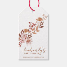 Little WildblommBoho | Fall Baby Shower Presentetikett