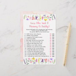 Little Wildblomme gissar vem som sa att det var st