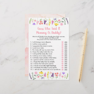 Little Wildblomme gissar vem som sa att det var st