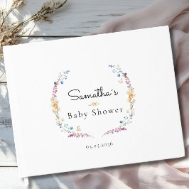 Little Wildflower Boho Dröm - Baby Shower Gästböcker