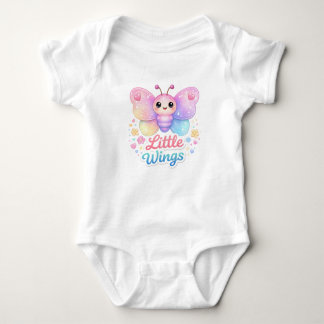 Little Wings Butterfly Baby Bodysuit T Shirt