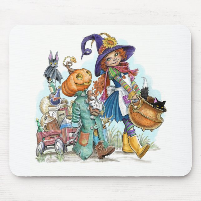 Little Witch Cute Mousepad Musmatta (Framsidan)