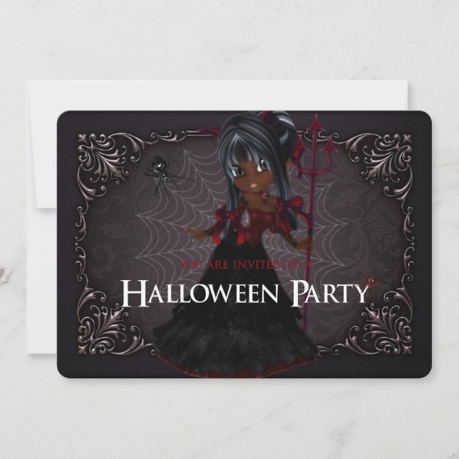 Little Witch Fantasy Halloween fest Inbjudan 4 (Framsida)