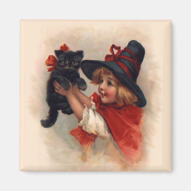 Little Witch Girl Magnet (Framsidan)