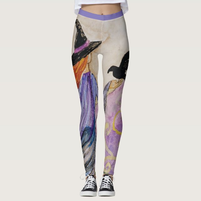 Little Witch och Friends Leggings (Framsida)