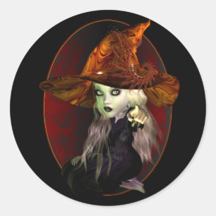 Little Witch Runt Klistermärke