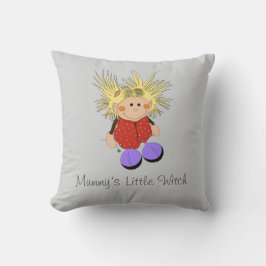 Little Witch Throw Pillow Kudde