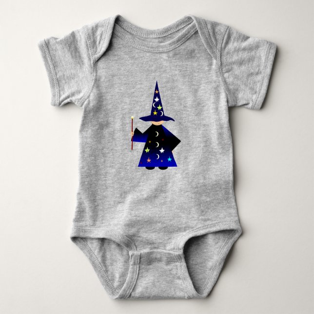 Little Wizard Baby Bodykostym T Shirt (Framsida)