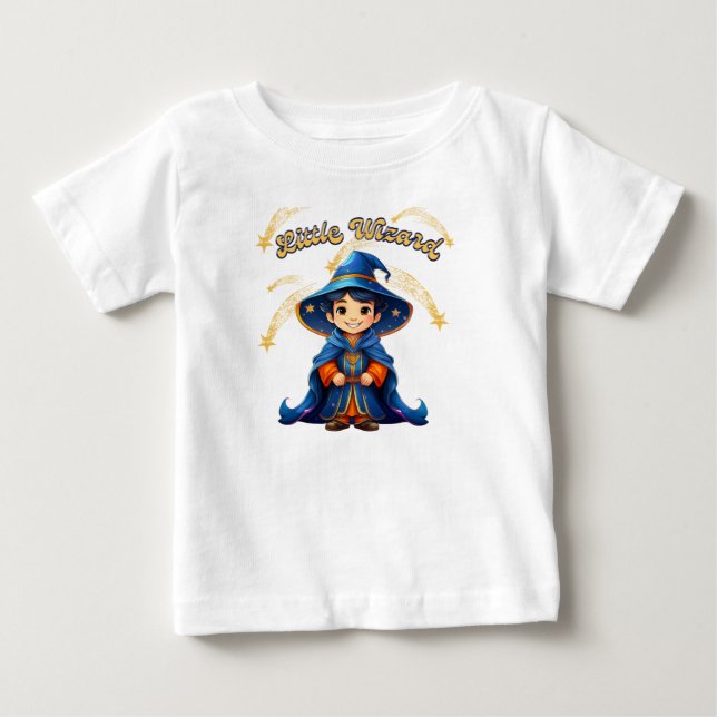 Little Wizard – Kids’ Halloween T-Shirt (Framsida)