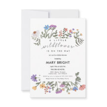 Little Wldblomme Theme Fält Baby Shower