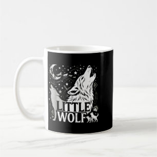 Little Wolf Gifts Matchande Familj Stammen Vargar Kaffemugg