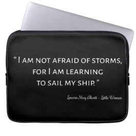 Little Women Quote I - Classic Stil Laptop Fodral
