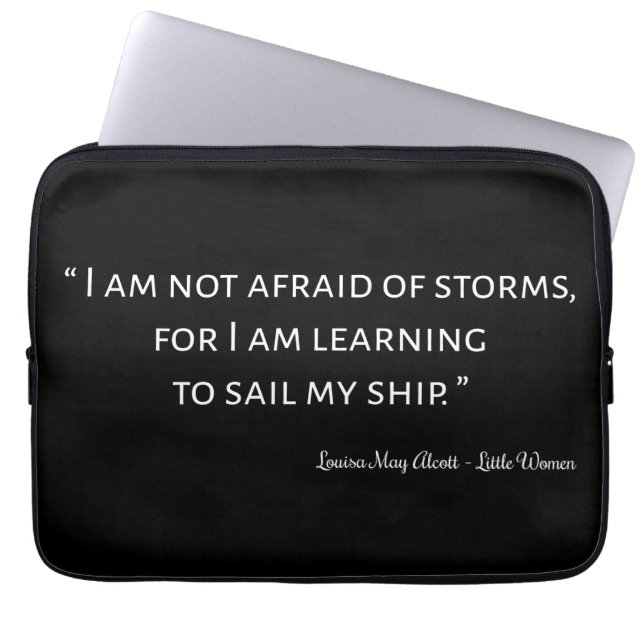 Little Women Quote I - Classic Stil Laptop Fodral (Framsidan)