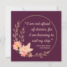 Little Women Quote I - Cute Stil Inbjudningar