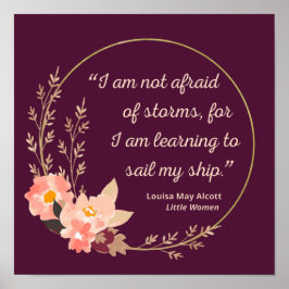 Little Women Quote I - Cute Stil Poster