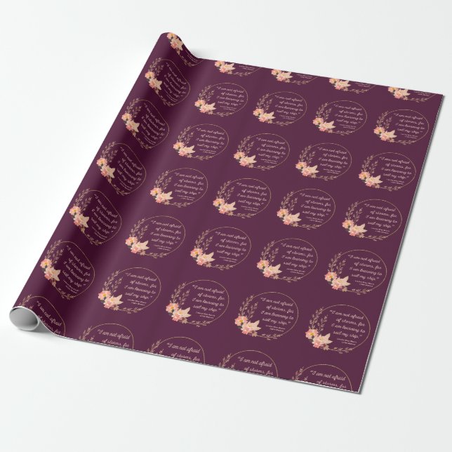 Little Women Quote I - Cute Stil Presentpapper (Utrullad)