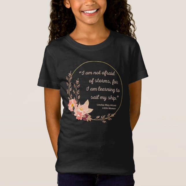 Little Women Quote I - Cute Stil T Shirt (Framsida)