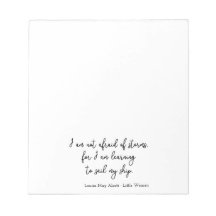 Little Women Quote I - Handwriter Stil
