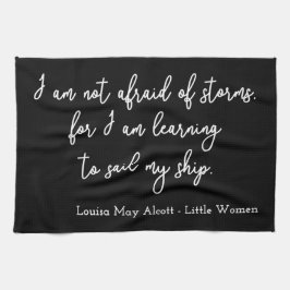 Little Women Quote I - Handwriter Stil Kökshandduk