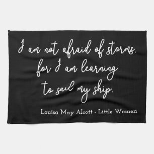 Little Women Quote I - Handwriter Stil Kökshandduk
