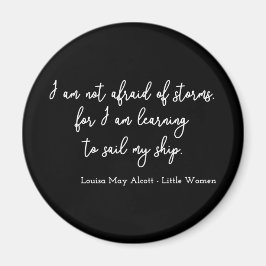 Little Women Quote I - Handwriter Stil Magnet