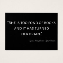 Little Women Quote II - Classic Stil