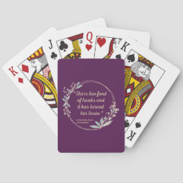 Little Women Quote II - Cute Stil Casinokort