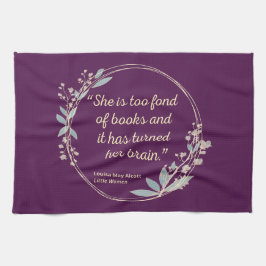 Little Women Quote II - Cute Stil Kökshandduk
