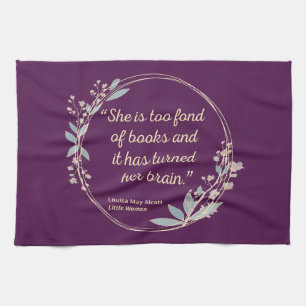 Little Women Quote II - Cute Stil Kökshandduk
