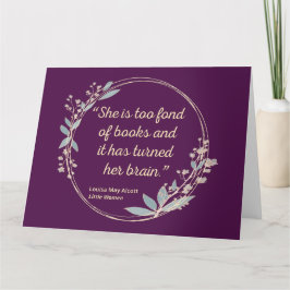 Little Women Quote II - Cute Stil Kort