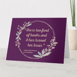 Little Women Quote II - Cute Stil Kort