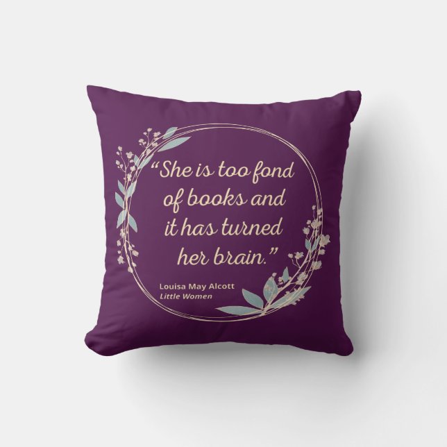 Little Women Quote II - Cute Stil Kudde (Framsida)