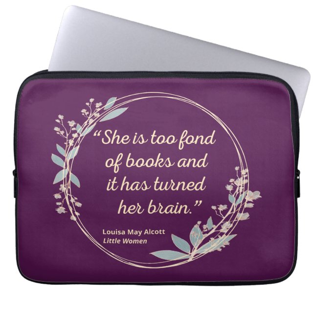 Little Women Quote II - Cute Stil Laptop Fodral (Framsidan)