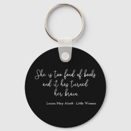 Little Women Quote II - Handwriter Stil Nyckelring