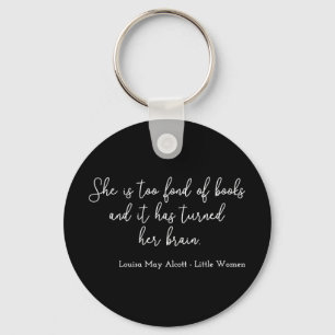 Little Women Quote II - Handwriter Stil Nyckelring