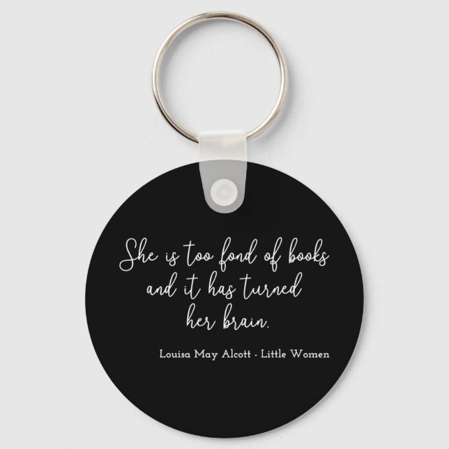 Little Women Quote II - Handwriter Stil Nyckelring (Framsida)