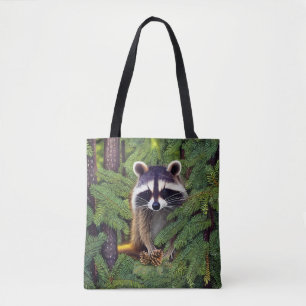 Little Woodland Wilderness Raccoon Tygkasse