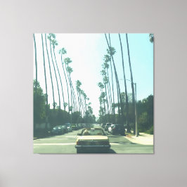 Little Yellow Car Canvastryck