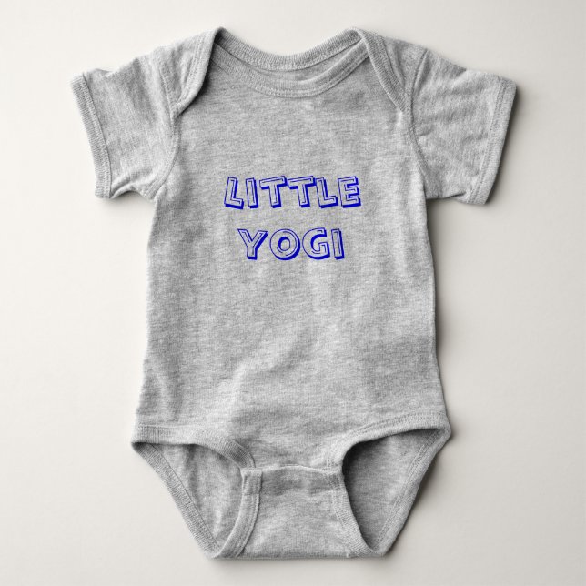 Little Yogi - Baby Yoga-kläder T Shirt (Framsida)