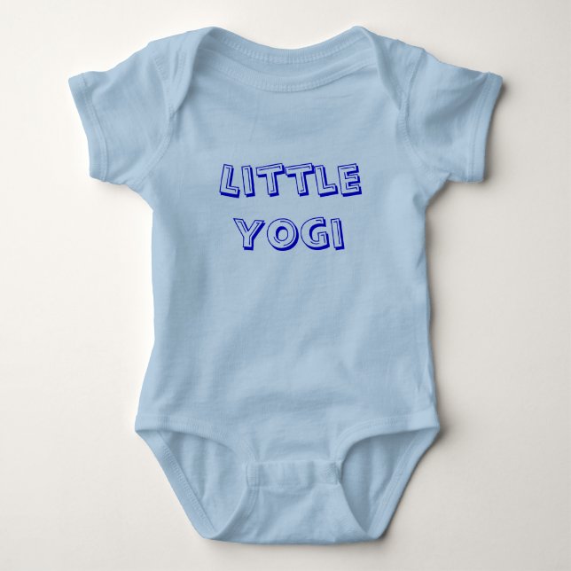 Little Yogi - Baby Yoga-kläder Tee (Framsida)
