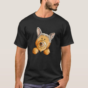 Little Yorkshire Terrier Head I Hund Friend T Shirt