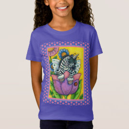 LITTLE ZEBO WHIMSYNICKER, ZEBRA UNICORN Fantasy T Shirt