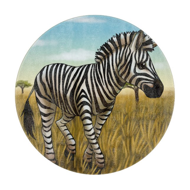 Little Zebra cutting board (Framsidan)