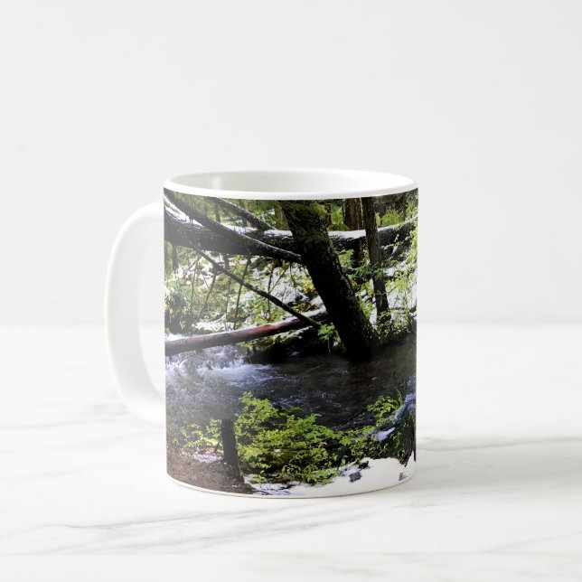 Little Zigzag River, Oregon Kaffemugg (Framsida vänster)