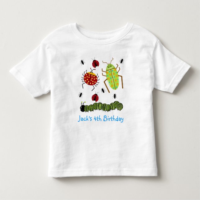 Littlebeane buggar den insektra nyckelpigamyran t-shirt (Framsida)