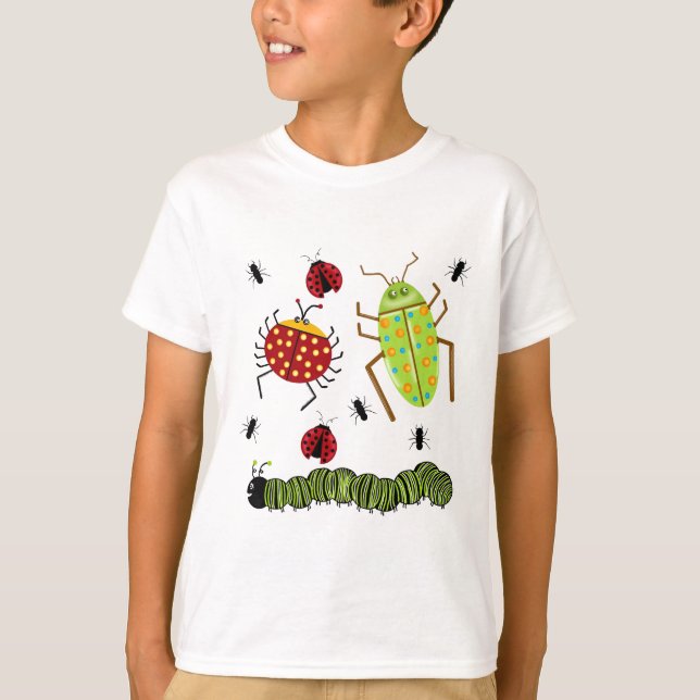 Littlebeane buggar den insektra nyckelpigamyran t-shirt (Framsida)