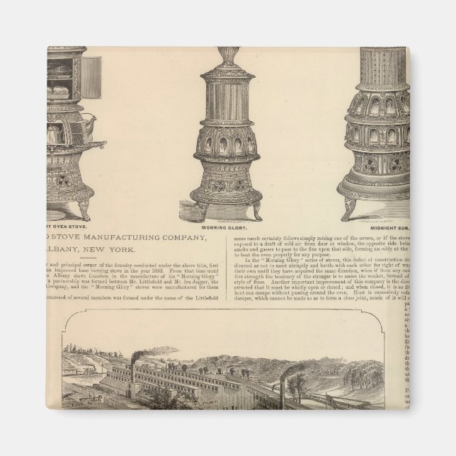 Littlefield Stove Manufacturing Company Magnet (Framsidan)