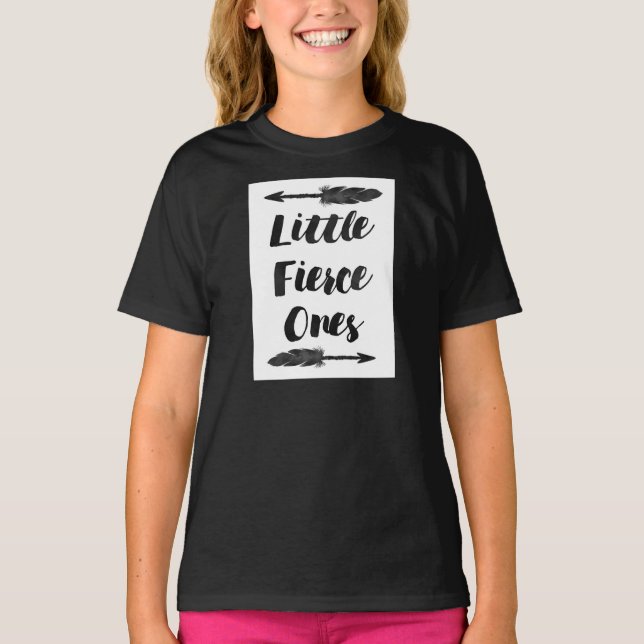 #LittleFierceOnes Barn Baseball Tee (Framsida)