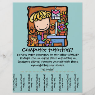 LittleGirlie är en datortutorial! Anpassa den Reklamblad