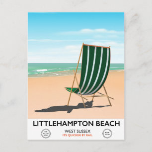 Littlehampton Beach East Sussex resemapposters Vykort